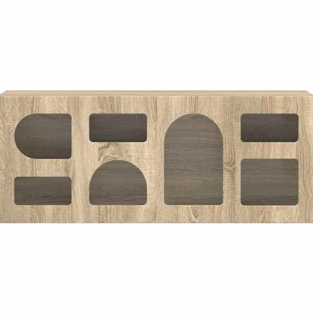vidaXL Mueble de TV 100 x 35 x 40 cm Madera de ingeniería Roble Sonoma