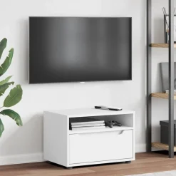 vidaXL Mueble de TV VISNES 60x40x38 cm madera de ingeniería Blanco Outlet