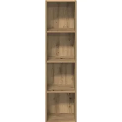 vidaXL Mueble de TV/Librería roble artesanal 36x30x143cm Roble artisan Hot