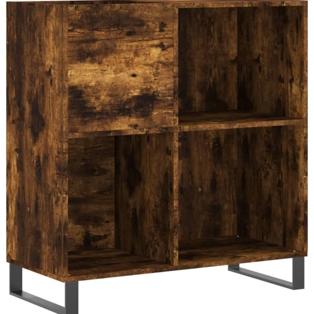 vidaXL Armarios Y Almacenamiento-Mueble discos madera contrachapada 84,5x38x89 cm