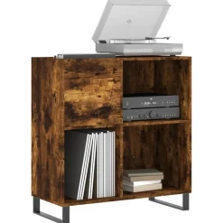 vidaXL Armarios Y Almacenamiento-Mueble discos madera contrachapada 84,5x38x89 cm