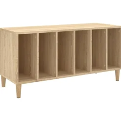 vidaXL Armarios Y Almacenamiento-Mueble discos madera contrachapada 100x38x48 cm