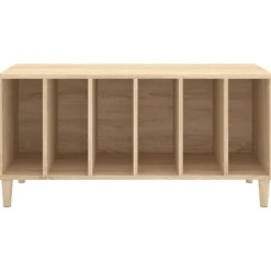 vidaXL Armarios Y Almacenamiento-Mueble discos madera contrachapada 100x38x48 cm