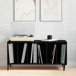 vidaXL Armarios Y Almacenamiento-Mueble para discos de vinilo 100 x 38 x 48 cm