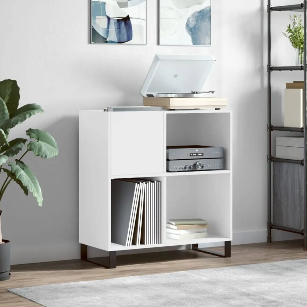 vidaXL Armarios Y Almacenamiento-Mueble para discos madera contrachapada 84,5x38x89 cm