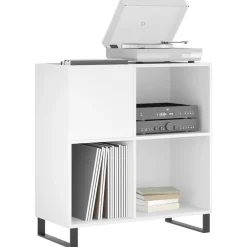 vidaXL Armarios Y Almacenamiento-Mueble para discos madera contrachapada 84,5x38x89 cm