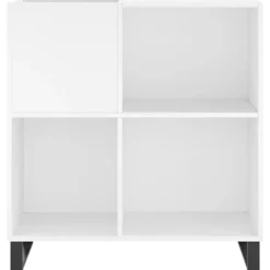 vidaXL Armarios Y Almacenamiento-Mueble para discos madera contrachapada 84,5x38x89 cm