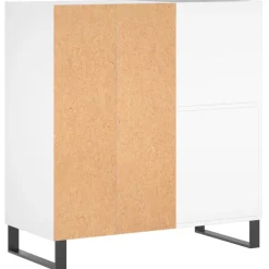 vidaXL Armarios Y Almacenamiento-Mueble para discos madera contrachapada 84,5x38x89 cm