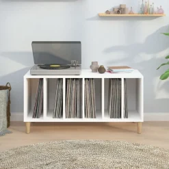 vidaXL Armarios Y Almacenamiento-Mueble para discos madera contrachapada 100x38x48 cm