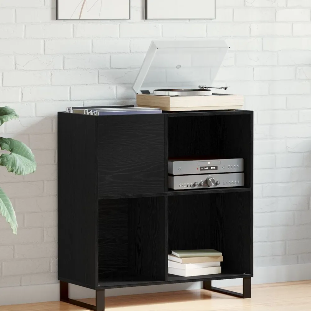 vidaXL Armarios Y Almacenamiento-Mueble para discos de vinilo 85 x 38 x 89 cm