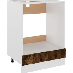 vidaXL Armarios Y Almacenamiento-Mueble para horno "Riga" 60x46x81,5 cm madera de ingeniería