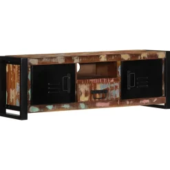 vidaXL Mueble para la TV 100x30x35 madera maciza reciclada Outlet