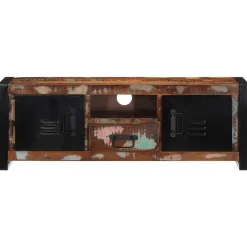 vidaXL Mueble para la TV 100x30x35 madera maciza reciclada Outlet