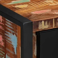 vidaXL Muebles Tv-Mueble para la TV 80x30x35 madera maciza reciclada
