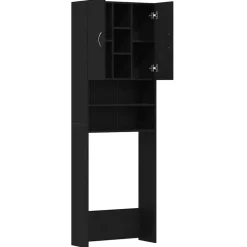 vidaXL Accesorios Para Electrodomésticos-Mueble para lavadora 64x25,5x190 cm