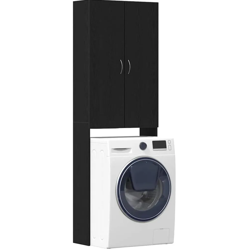 vidaXL Accesorios Para Electrodomésticos-Mueble para lavadora 64x25,5x190 cm