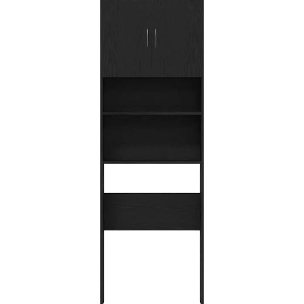 vidaXL Accesorios Para Electrodomésticos-Mueble para lavadora de madera de 64x24x190 cm