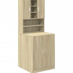 vidaXL Mueble para lavadora 2 piezas madera de ingeniería Roble Sonoma Discount