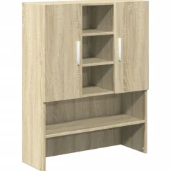 vidaXL Mueble para lavadora 2 piezas madera de ingeniería Roble Sonoma Discount