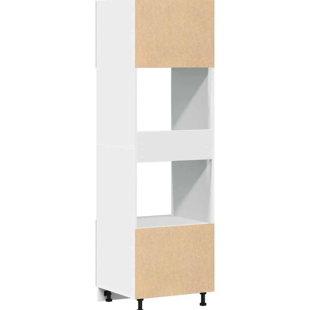 vidaXL Mueble para microondas "Lyon" gris hormigón 60x57x207 cm madera de ingeniería Gris hormigón Discount