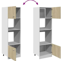 vidaXL Mueble para microondas 