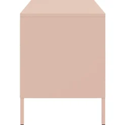 vidaXL Mueble para TV acero 68x39x50,5 cm Rosa