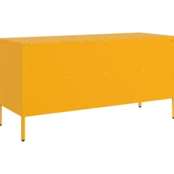 vidaXL Mueble para TV acero mostaza 100,5x39x50,5 cm Amarillo