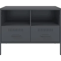 vidaXL Muebles Tv-Mueble para TV acero gris 68x39x50,5 cm
