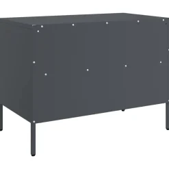 vidaXL Muebles Tv-Mueble para TV acero gris 68x39x50,5 cm