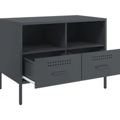 vidaXL Muebles Tv-Mueble para TV acero gris 68x39x50,5 cm