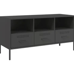 vidaXL Muebles Tv-Mueble para TV acero 100,5x39x50,5 cm
