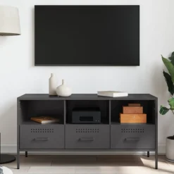 vidaXL Muebles Tv-Mueble para TV acero 100,5x39x50,5 cm
