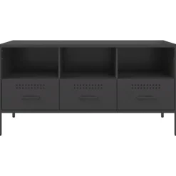 vidaXL Muebles Tv-Mueble para TV acero 100,5x39x50,5 cm