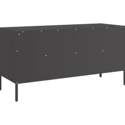 vidaXL Muebles Tv-Mueble para TV acero 100,5x39x50,5 cm