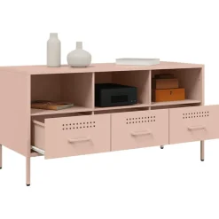 vidaXL Muebles Tv-Mueble para TV acero 100,5x39x50,5 cm