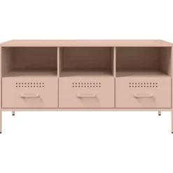 vidaXL Muebles Tv-Mueble para TV acero 100,5x39x50,5 cm