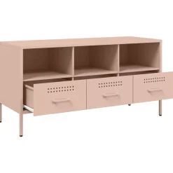 vidaXL Muebles Tv-Mueble para TV acero 100,5x39x50,5 cm