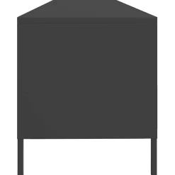 vidaXL Muebles Tv-Mueble para TV acero laminado en frío 202x39x43,5 cm