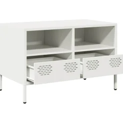 vidaXL Muebles Tv-Mueble para TV acero laminado en frío 68x39x43,5 cm