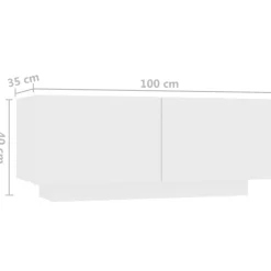 vidaXL Muebles Tv-Mueble para TV con luces LED 300x35x40 cm