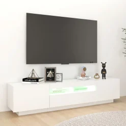vidaXL Muebles Tv-Mueble para TV con luces LED 180x35x40 cm
