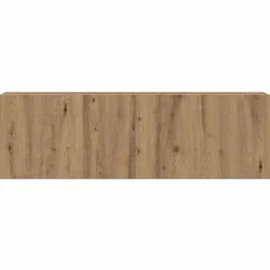 vidaXL Mueble para TV de pared madera contrachapada artesanal 8 piezas Roble artisan Hot
