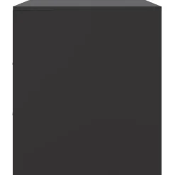 vidaXL Mueble para TV de acero 99x39x44 cm Negro Clearance