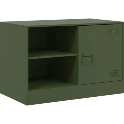 vidaXL Muebles Tv-Mueble para TV de acero 67x39x44 cm