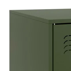vidaXL Muebles Tv-Mueble para TV de acero 67x39x44 cm