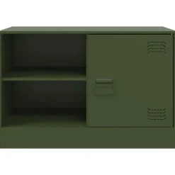 vidaXL Muebles Tv-Mueble para TV de acero 67x39x44 cm