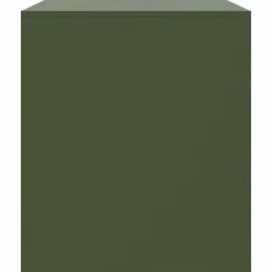 vidaXL Muebles Tv-Mueble para TV de acero 67x39x44 cm