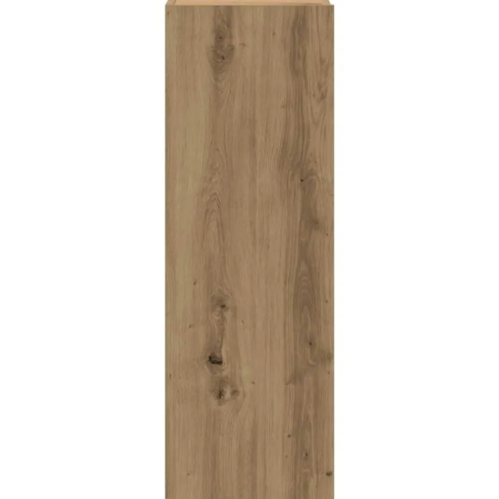 vidaXL Muebles Tv-Mueble para TV de pared madera contrachapada artesanal 5 piezas