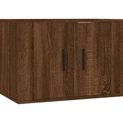 vidaXL Mueble para TV de pared roble marrón 57x34,5x40 cm Marr&oacute;n roble