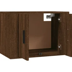 vidaXL Mueble para TV de pared roble marrón 57x34,5x40 cm Marr&oacute;n roble